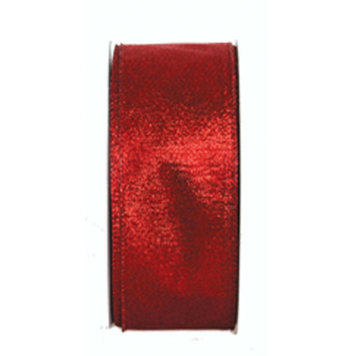 Wholesale Metallic Sheer Wired Red Ribbon #40 Gold 50 yards ...